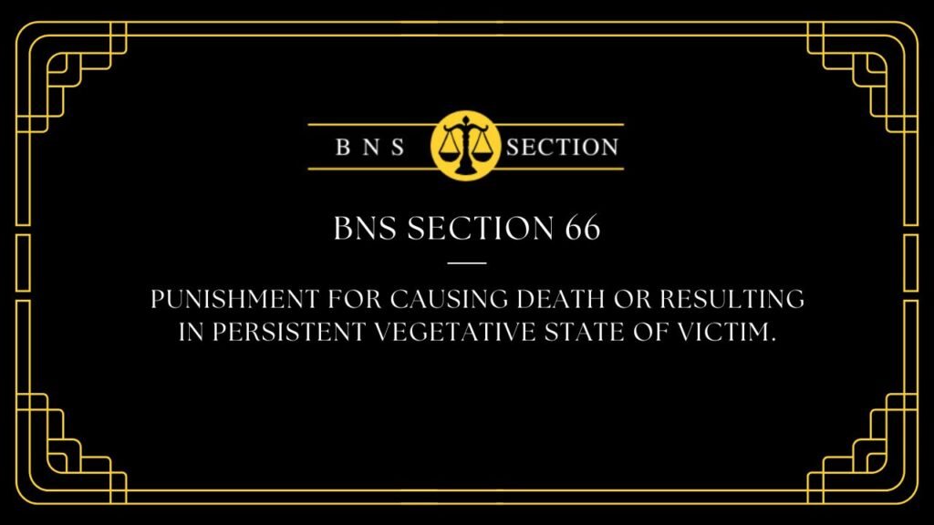 BNS Section 66