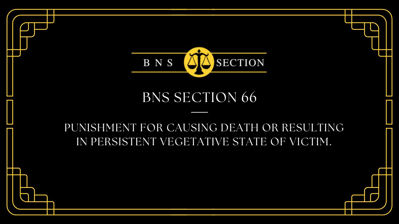 BNS Section 66