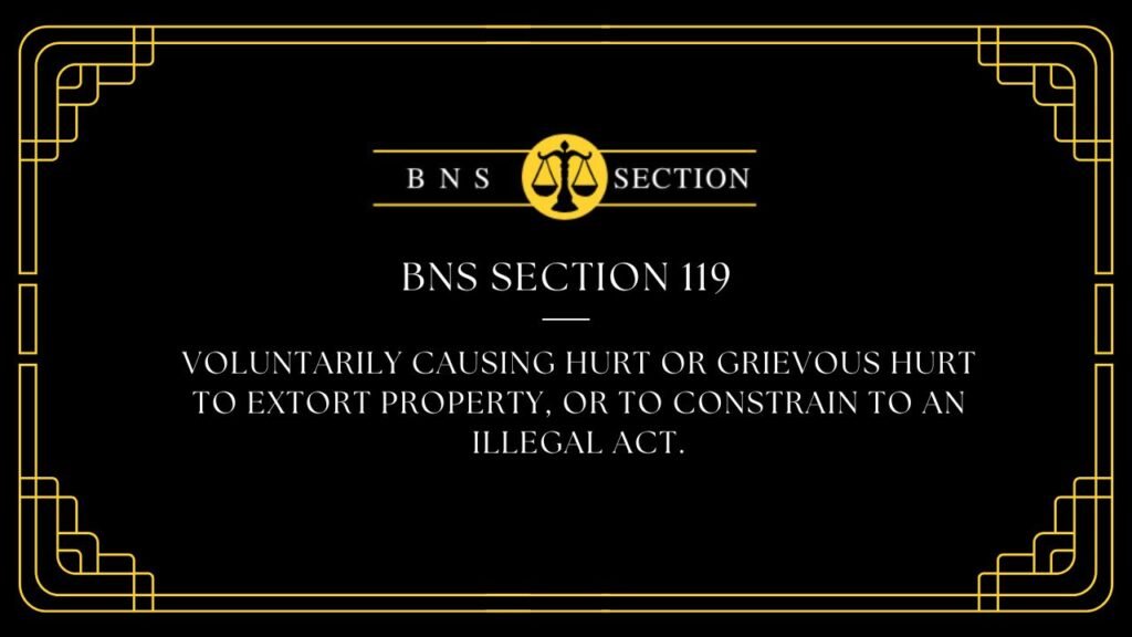 BNS Section 119