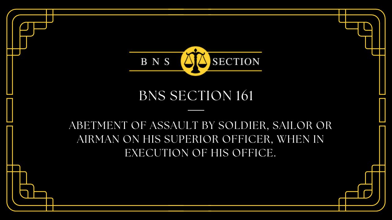 BNS Section 161