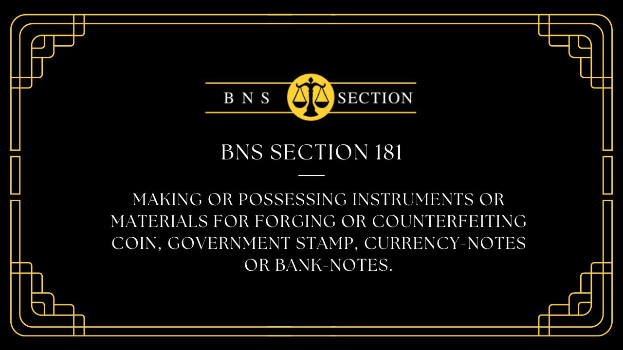 BNS Section 181