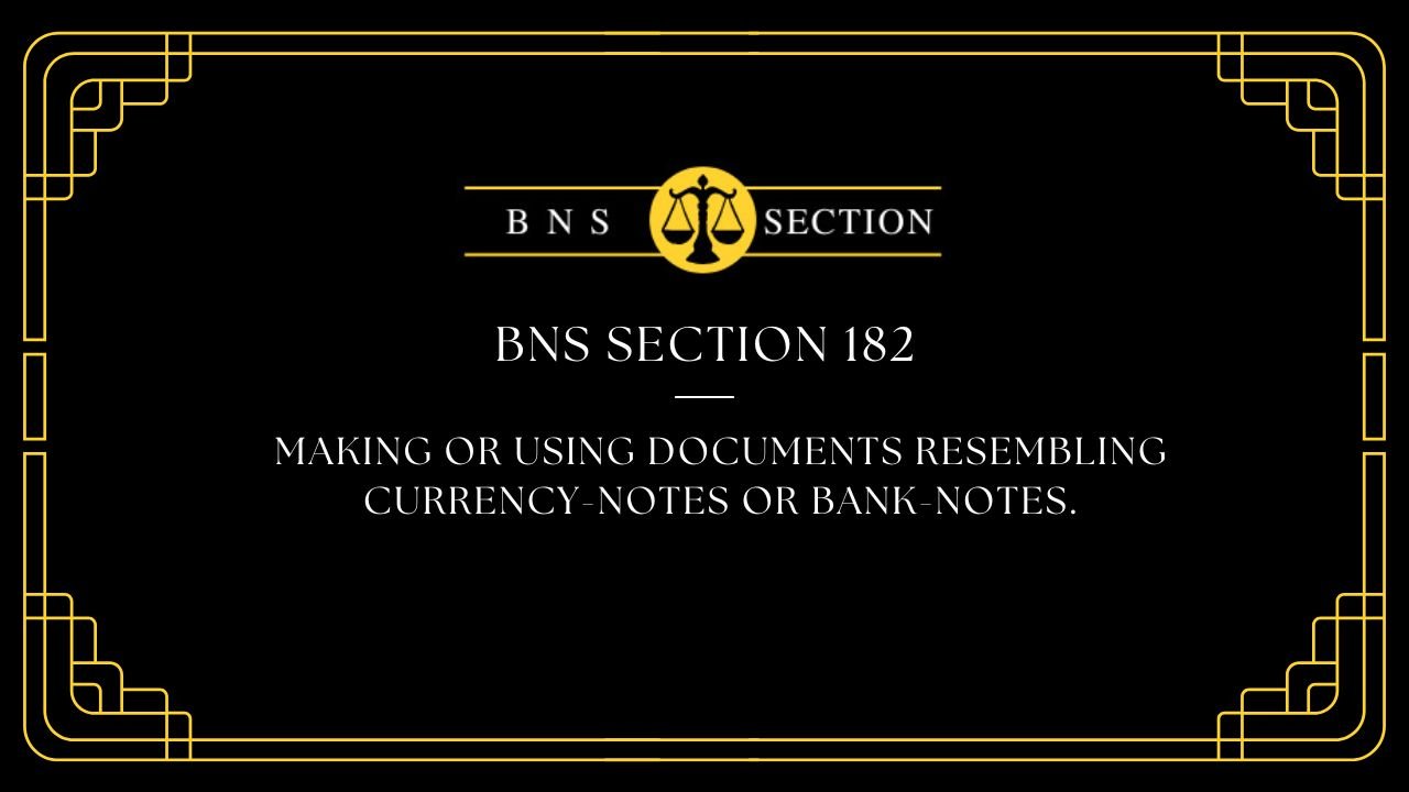 BNS Section 182