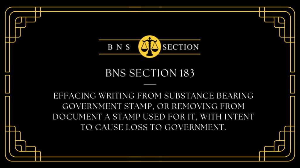 BNS Section 183