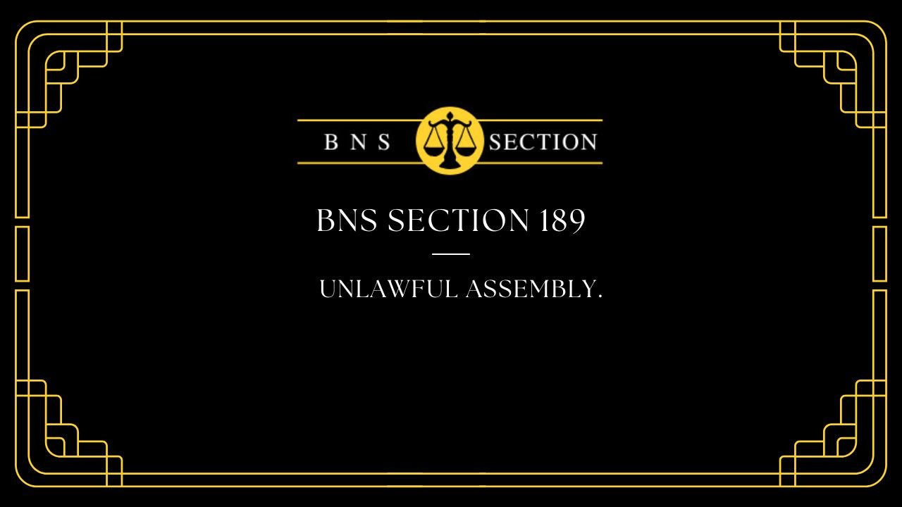 BNS Section 189