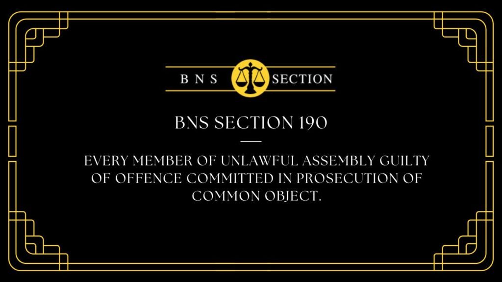 BNS Section 190