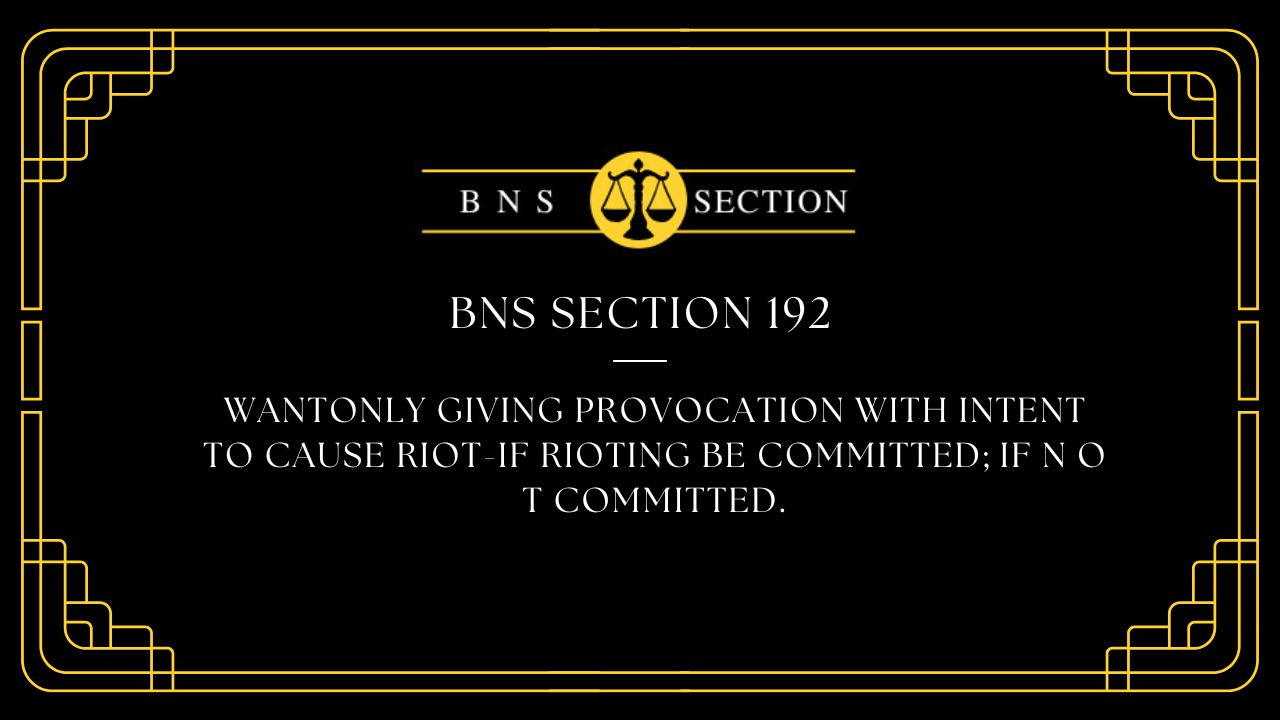 BNS Section 192