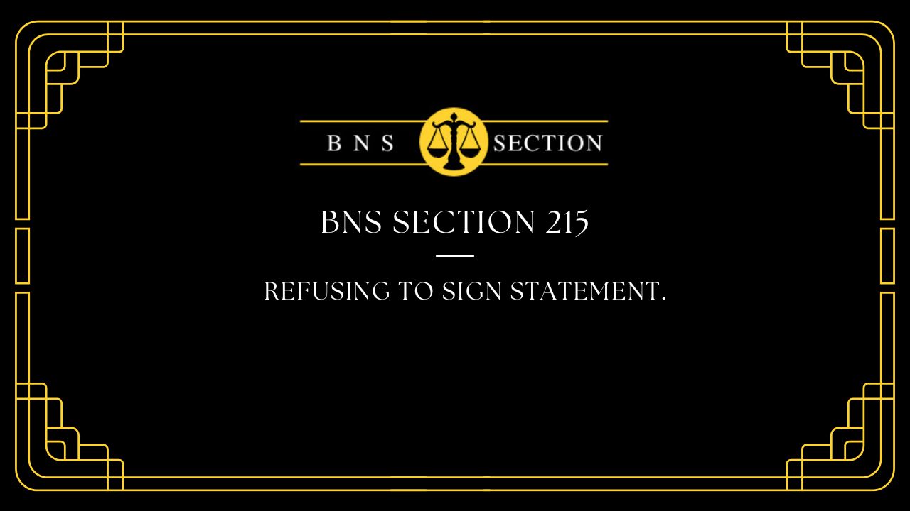 BNS Section 215