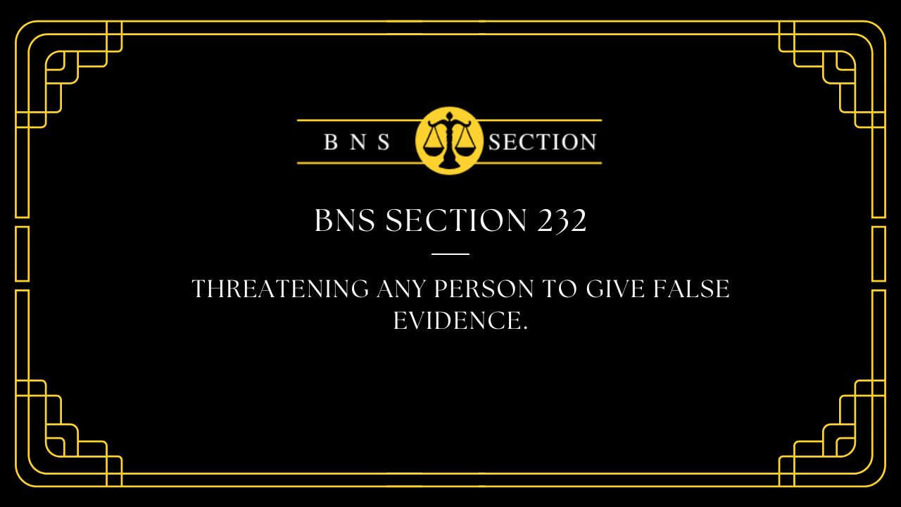 BNS Section 232