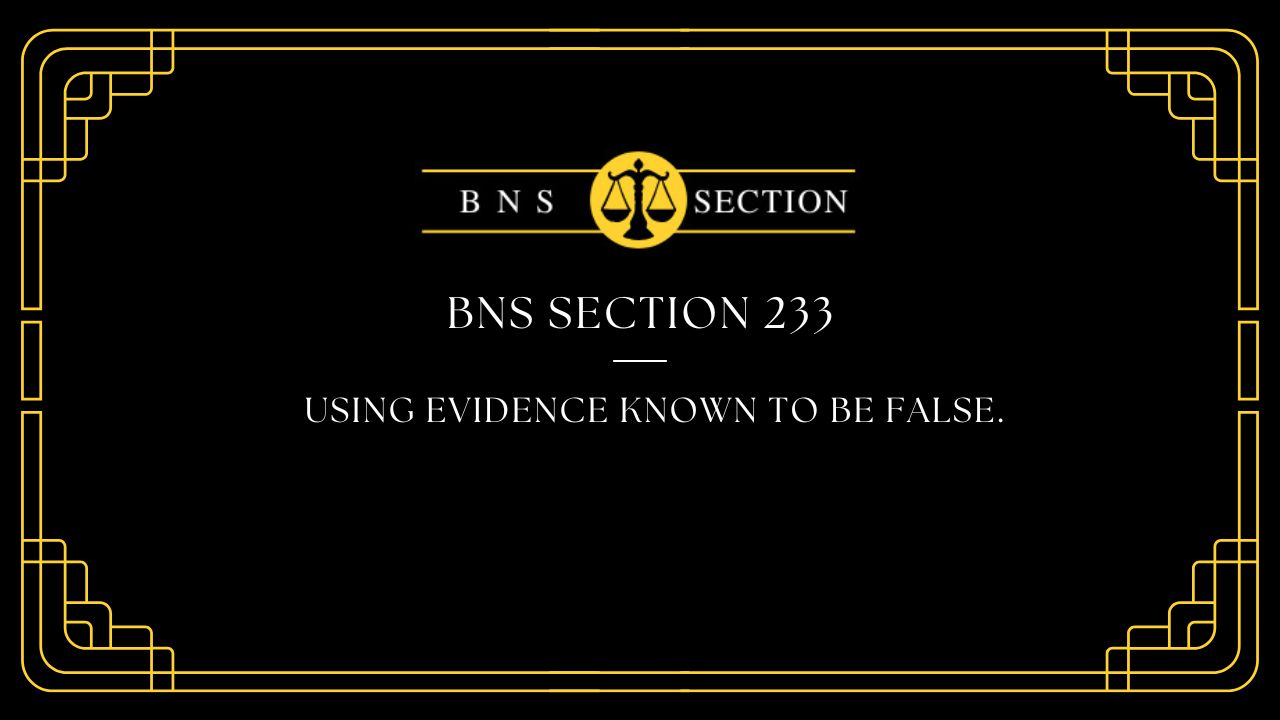 BNS Section 233