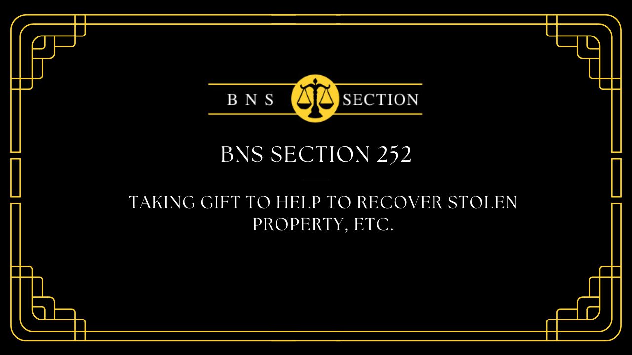 BNS Section 252