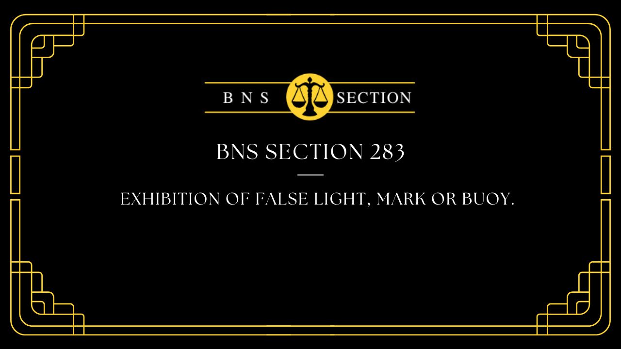 BNS Section 283