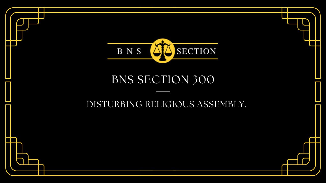 BNS Section 300