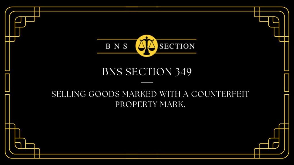 BNS Section 349