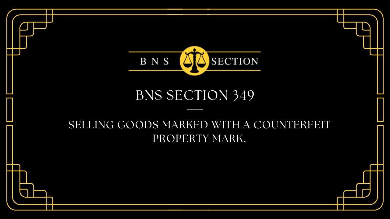 BNS Section 349