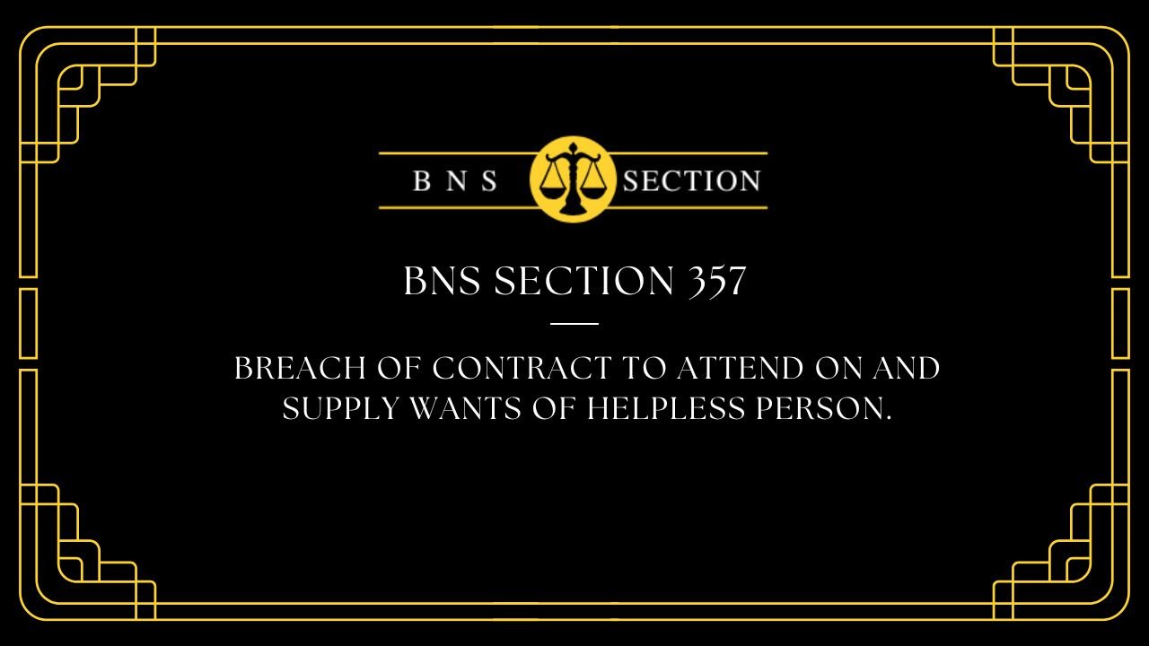 BNS Section 357