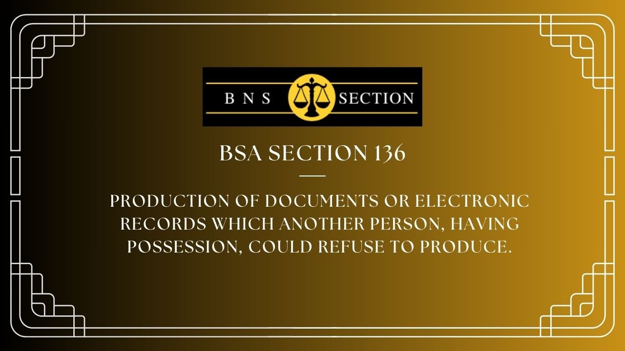 BSA Section 136