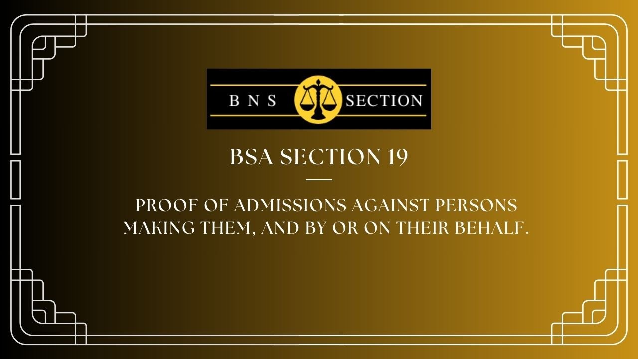 BSA Section 19