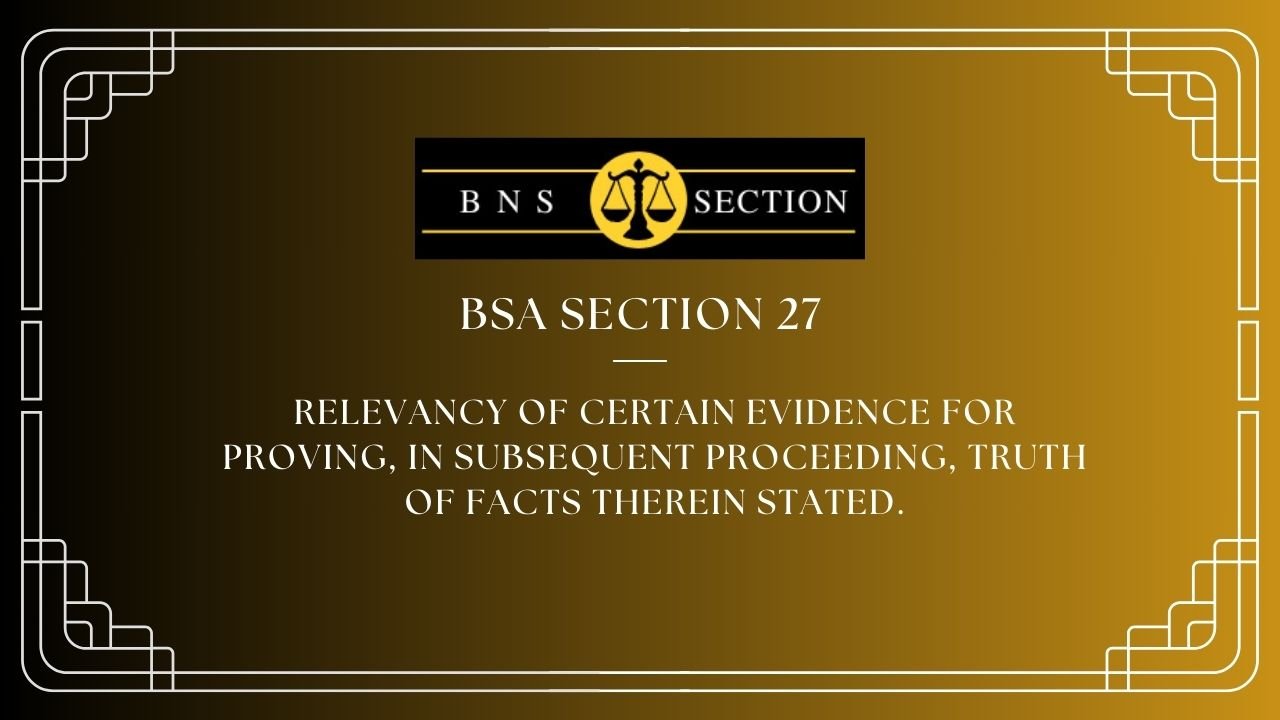 BSA Section 27