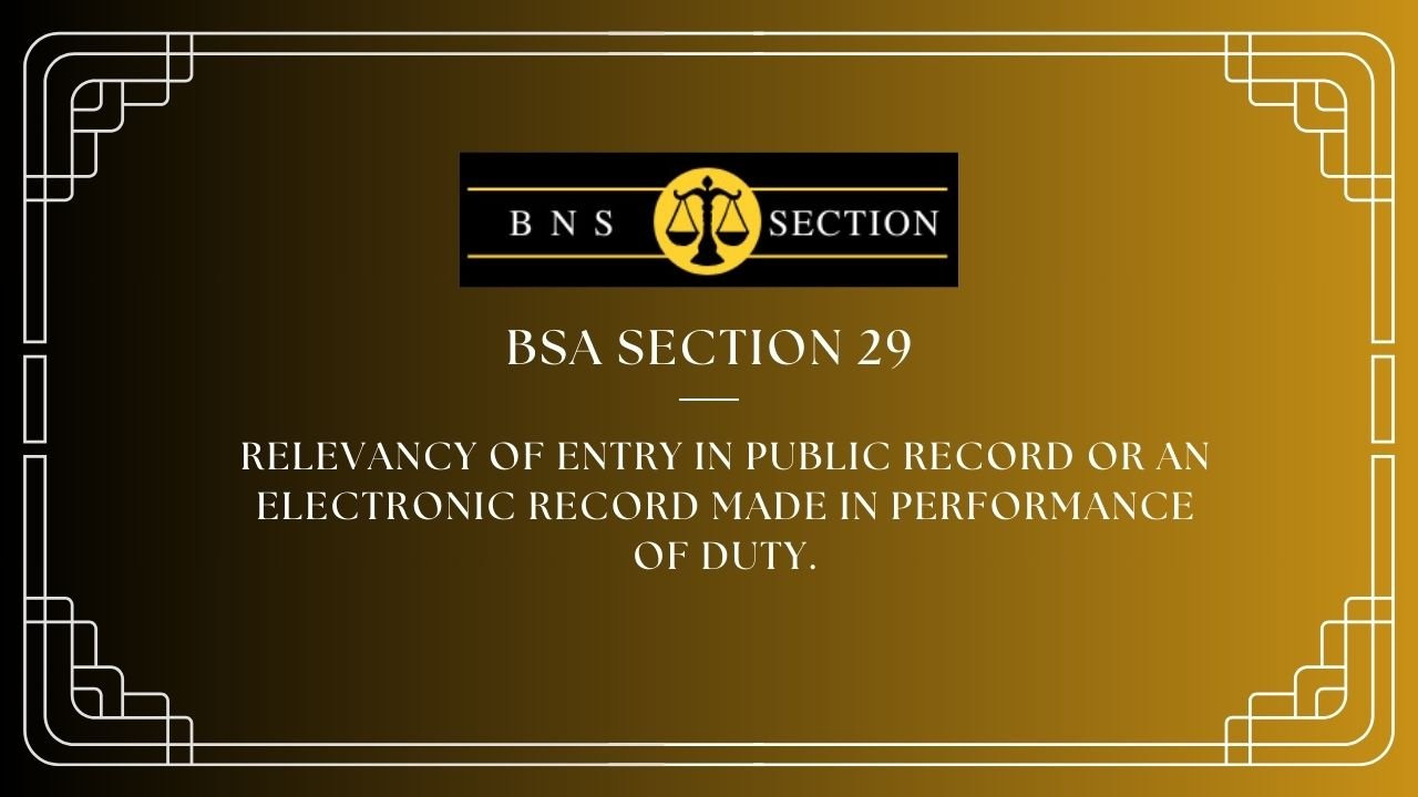 BSA Section 29