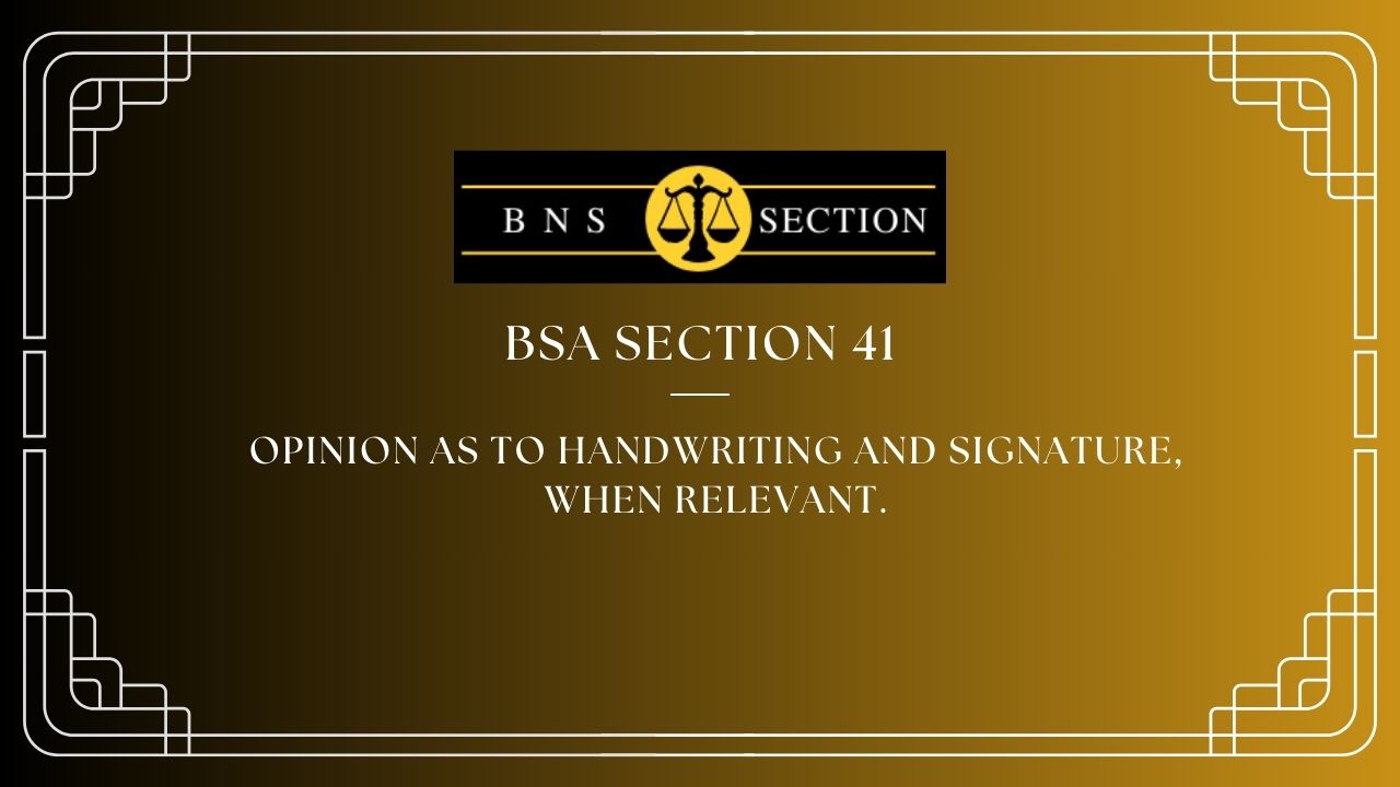 BSA Section 41