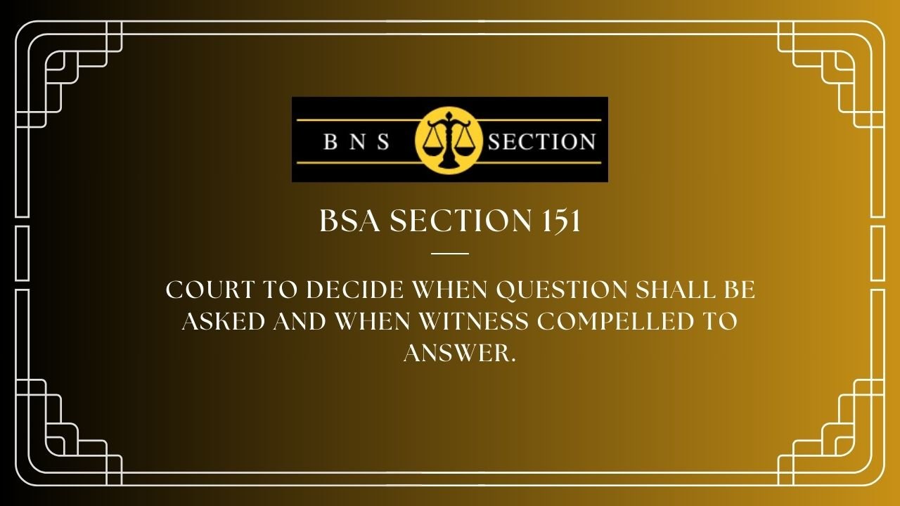 BSA Section 151