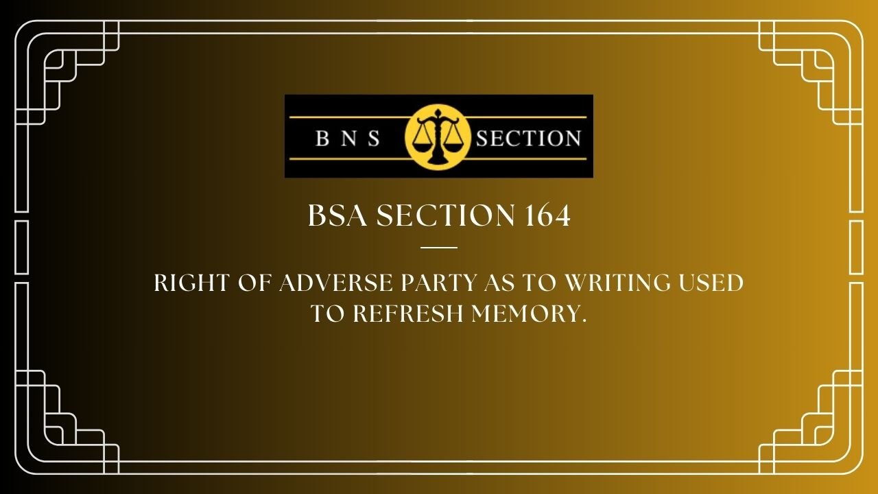 BSA Section 164